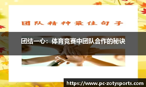 团结一心：体育竞赛中团队合作的秘诀